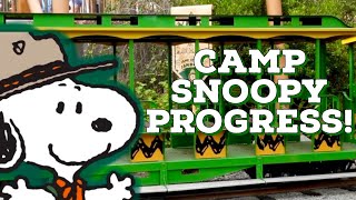 Knotts Berry Farm Updates  Camp Snoopy Progress [upl. by Nunes]