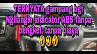 Cara mengatasi indicator ABS nyala Mudah bgt tanpa biaya [upl. by Enined521]