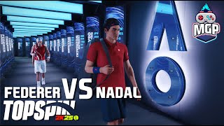 TOP SPIN 2K25  Rafael Nadal VS Roger Federer  AUSTRALIA OPEN  Gameplay [upl. by Waddington]