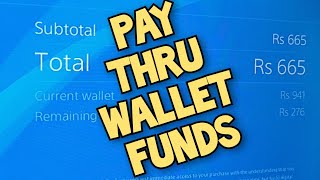 How to Buy Games amp Addons with a Wallet Funds in PlayStation  How to Use Wallet funds in Ps4 [upl. by Dorkas]