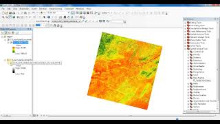 Radiometric Correction of Landsat Imagery using Arcgis [upl. by Oivat]