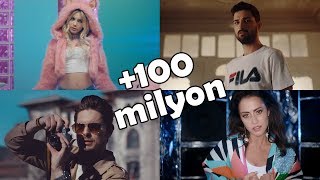 100 Milyon İzlenmeyi Geçen Yerli Şarkılar  2 [upl. by Nap250]