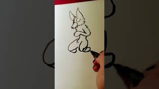 how I draw dynamic digitigrade legs part one art artwork furries arttutorial [upl. by Niuqram427]