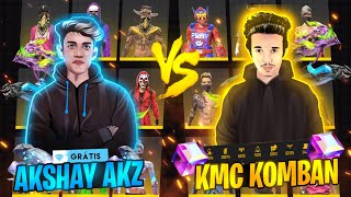 Kmc Komban Vs Akshay Akz Collection Versus 😍 Best Collection In Kerala  Garena Free Fire [upl. by Enyalahs]