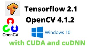 Install Tensorflow GPU on Windows 10 with CUDA and cuDNN [upl. by Sarajane]