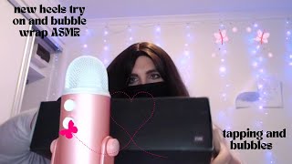 ASMR lofi tapping bubbles amp trying on new heels subtly chaotic [upl. by Ramos19]