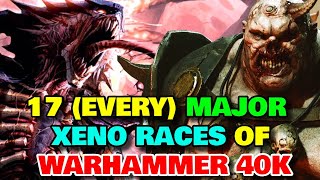 17 Every Major Xeno Races Of Warhammer 40k Universe  Explored [upl. by Stockwell]