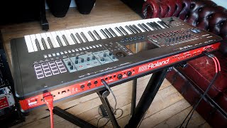 Roland Fantom 6 Synthesizer Unboxing amp Demo [upl. by Jaycee]