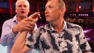 How To Play Darts  quotMy Throwquot with Wayne Mardle including blowing the dart shot [upl. by Koran]