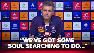 Longmuir bewildered over ANOTHER loss following a bye 😬  Dockers Press Conference  Fox Footy [upl. by Eilyab]