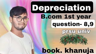 QUESTION 89  DEPRECIATION IN HINDI PRSU  SURAJ NISHAD SIR [upl. by Ronoc383]