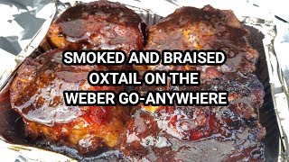 Smoked and Braised Oxtail With Balsamic Reduction Glaze On The Weber GoAnywhere [upl. by Cosette236]