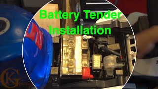 How to install battery tender on motorcycle GSXR and charge [upl. by Repmek]