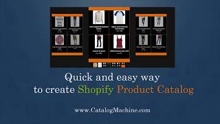 Quick amp Easy way to create Shopify Product Catalogs [upl. by Eugene]