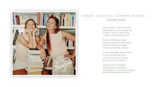 Les Frangines – Aimons toujours  Aimons encore  Lyrics video [upl. by Esiuol]