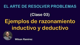 Ejemplos de razonamiento inductivo y deductivo [upl. by Lory]