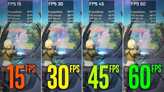 15FPS vs 30FPS vs 45FPS vs 60FPS Comparison [upl. by Baruch]