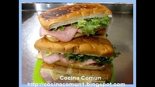 SANDWICH CUBANO COLITAS CUBANAS [upl. by Nonac314]