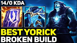 The Absolute BEST build for Yorick Gameplay  RANK 1 BEST YORICK IN THE WORLD  League of Legends [upl. by Inness]