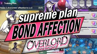 ⚠️YA TENEMOS BOND AFFECTION TIPS EVENTOS OVERLORD⚠️Lord Of Nazarick  MikeAlpa7 [upl. by Assej861]