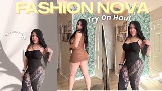 FASHION NOVA Try On Haul [upl. by Enoryt371]