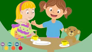 Polly Put The Kettle On  Nursery Rhyme  ItsyBitsyKids [upl. by Hezekiah5]