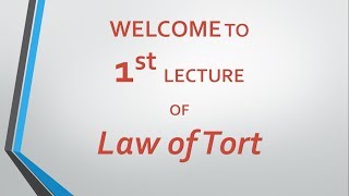 LAW OF TORTS AND EASEMENT LECTURE1 IN URDUBY BRILLIANT LAW COLLEGE [upl. by Nhguavoj]