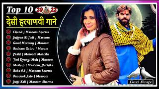 Masoom sharma Nidhi sharma  Latest Haryanvi Songs Haryanvi 2022  masoom sharma all song desibeats [upl. by Redfield]