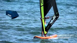 How to sail upwind and downind The Black Team Academy  Beginner Windsurfing [upl. by Moss689]