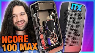 WellBuilt MiniITX Case Cooler Master NCORE 100 MAX Review amp Benchmarks [upl. by Eetnahs]