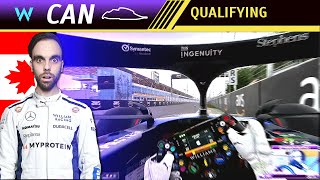 F1 2024 Full Career Mode CANADIAN GP  Qualifying  Williams FW46 [upl. by Berner]