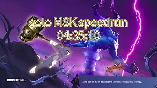 Solo MSK Speedrun 043510 [upl. by Regnig]