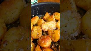 Wine amp shallot roasties 🍷roastpotatoes recipe dinner potato cooking [upl. by Hiasi540]