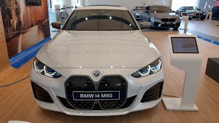 BMW i4 M50 2023  Electric Luxury Car [upl. by Milak]