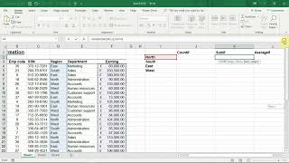 09 Countif Sumif Averageif [upl. by Dreyer]