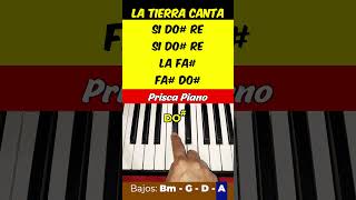 La Tierra Canta Piano Notas  Tutorial de Piano Cristiano clasesdepiano [upl. by Faith]