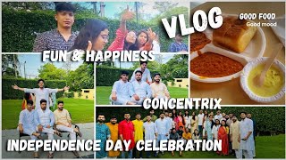 15 August celebration vlog at Concentrix office sp infocity gurgaon showcase mnc culture [upl. by Asset]