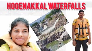 Hogenakkal waterfallsCoracle boat rideone day trip from Bangalore in telugu [upl. by Aiduan]