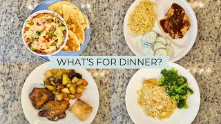 WHAT’S FOR DINNER  EASY amp BUDGET FRIENDLY  REALISTIC WEEKNIGHT MEALS  DINNER INSPIRATION [upl. by Bertila]