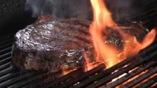 Prime Rib Steak on BBQ w Chef Mike [upl. by Ahsekram]