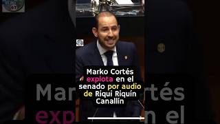 Marko Cortés explota en el Senado porque exhiben su corrupción con audios 😱😆 [upl. by Eelahc]