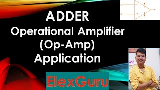 Adder Using Operational Amplifier Op Amp [upl. by Sivrahc]