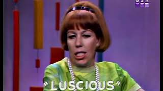 PASSWORD 19661006 Carol Burnett amp Ross Martin [upl. by Ahsiuqet]