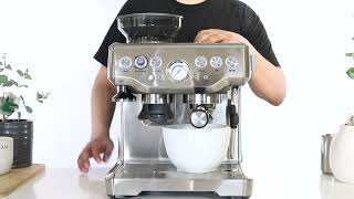 How to Perform the Cleaning Cycle  Barista Express amp Infuser [upl. by Eelytsirk]