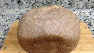 How To Make 100 Whole Wheat bread organic in an Oster Bread Machine [upl. by Mailliwnhoj]