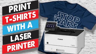 How To Print T shirts With A Laser Printer [upl. by Nalo]