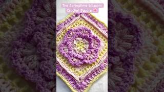 The Springtime Blossom Crochet Square Video Tutorial is up amp live go to my Video Section 🌸 [upl. by Mcconaghy463]