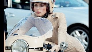 Kiera Knightley Riding Ducati Motorcycle [upl. by Zaremski107]