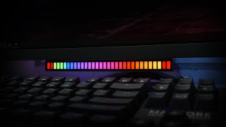 Review Led Bar Sound Control Light RGB [upl. by Dazraf665]