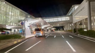 Leaving Chubu Centrair International Airport Terminal 2 Parking 3 [upl. by Nanfa491]